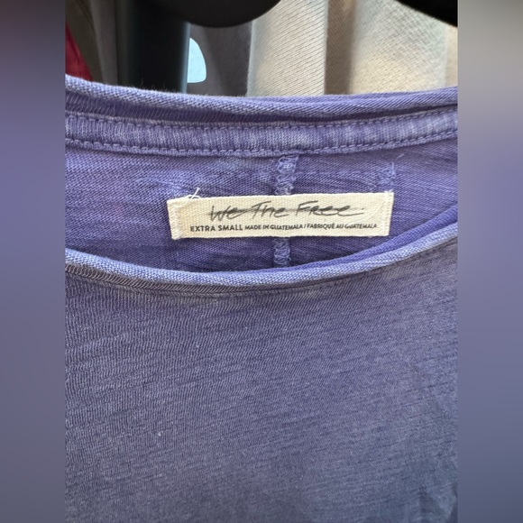 NWOT Free People We the Free Be my Baby Tee - purple - XS - Picture 6 of 6